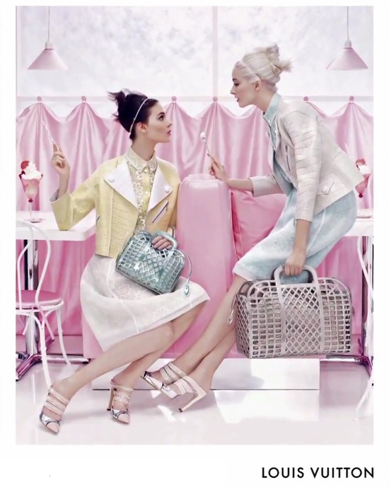 Louis Vuitton's Spring 2012 ad campaign is just as sugar sweet as