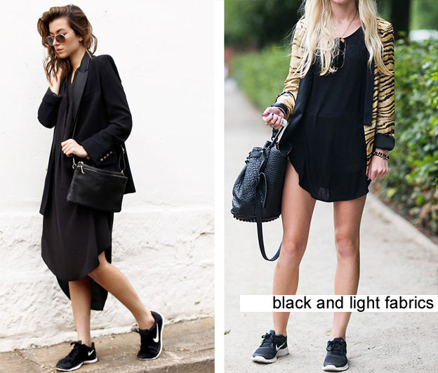 outfits with black nike shoes