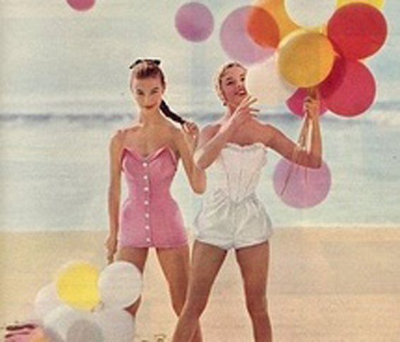 50s,balloons,beach,colour,fashion,millie,motts,swimwear-67952527a60fb9213f913048edae19a5_m