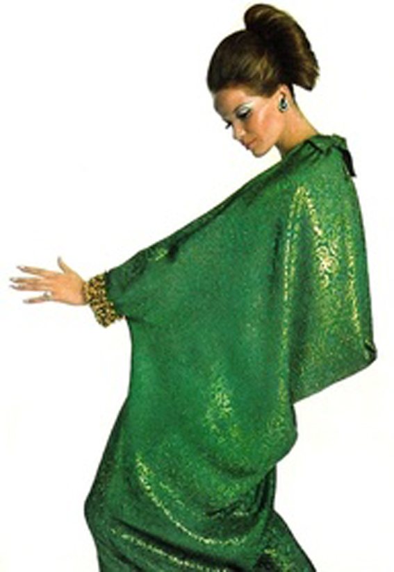 brocade caftan dress by dior