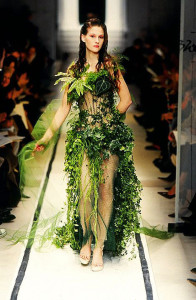 Green inspiration a vegetal dress by Patrick Blanc