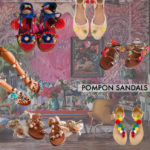 Pompon sandals