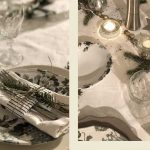 Ispirazione verde 199 - tavola Natale 2018 in bianco e argento
